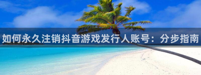 天辰平台注册地址在哪里看：如何永久注销抖音游戏发行人账号：分步指南