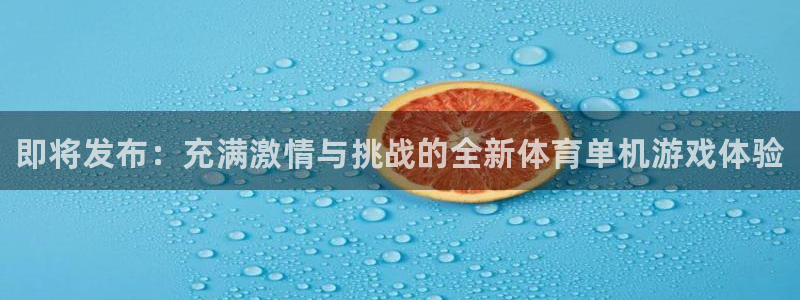 天辰平台会员有什么用处：即将发布：充满激情与挑战的全新体育单机游戏体验